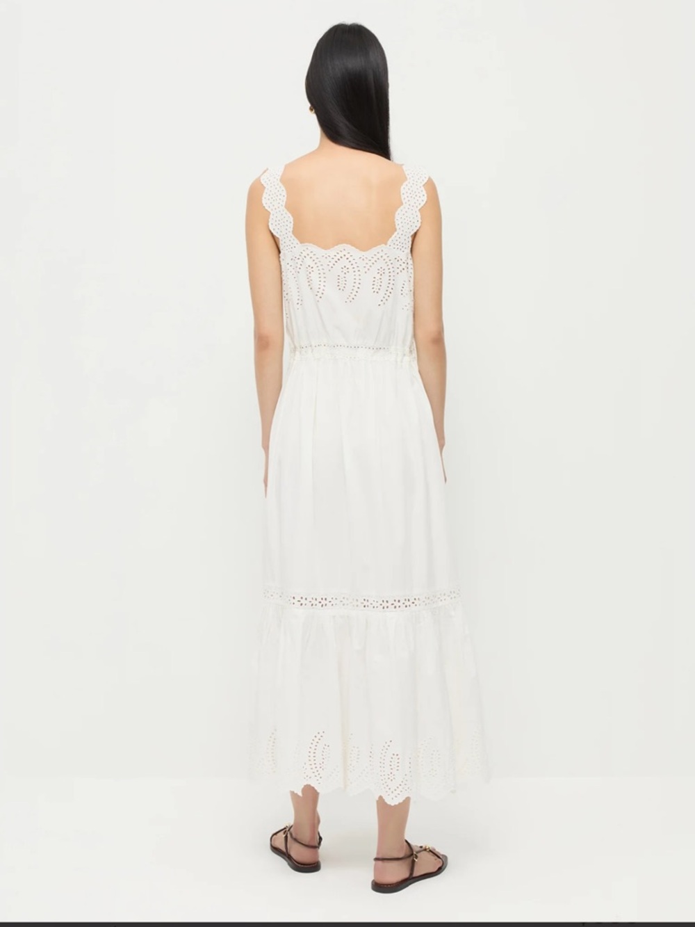 Loeffler Randall. Sandra Dress. White. 6. - Picture 2 of 7
